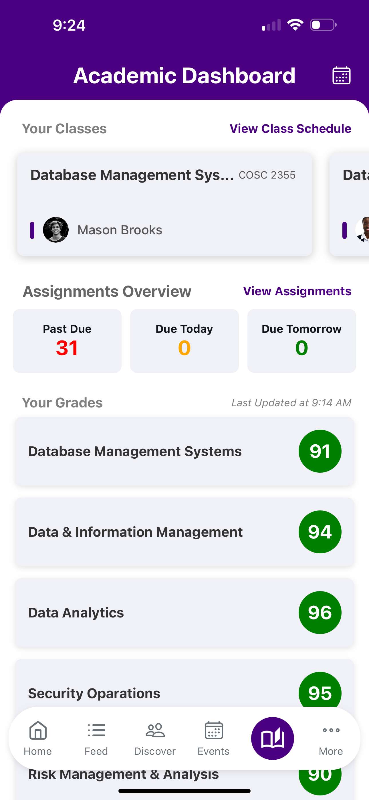 Smart Class Dashboard