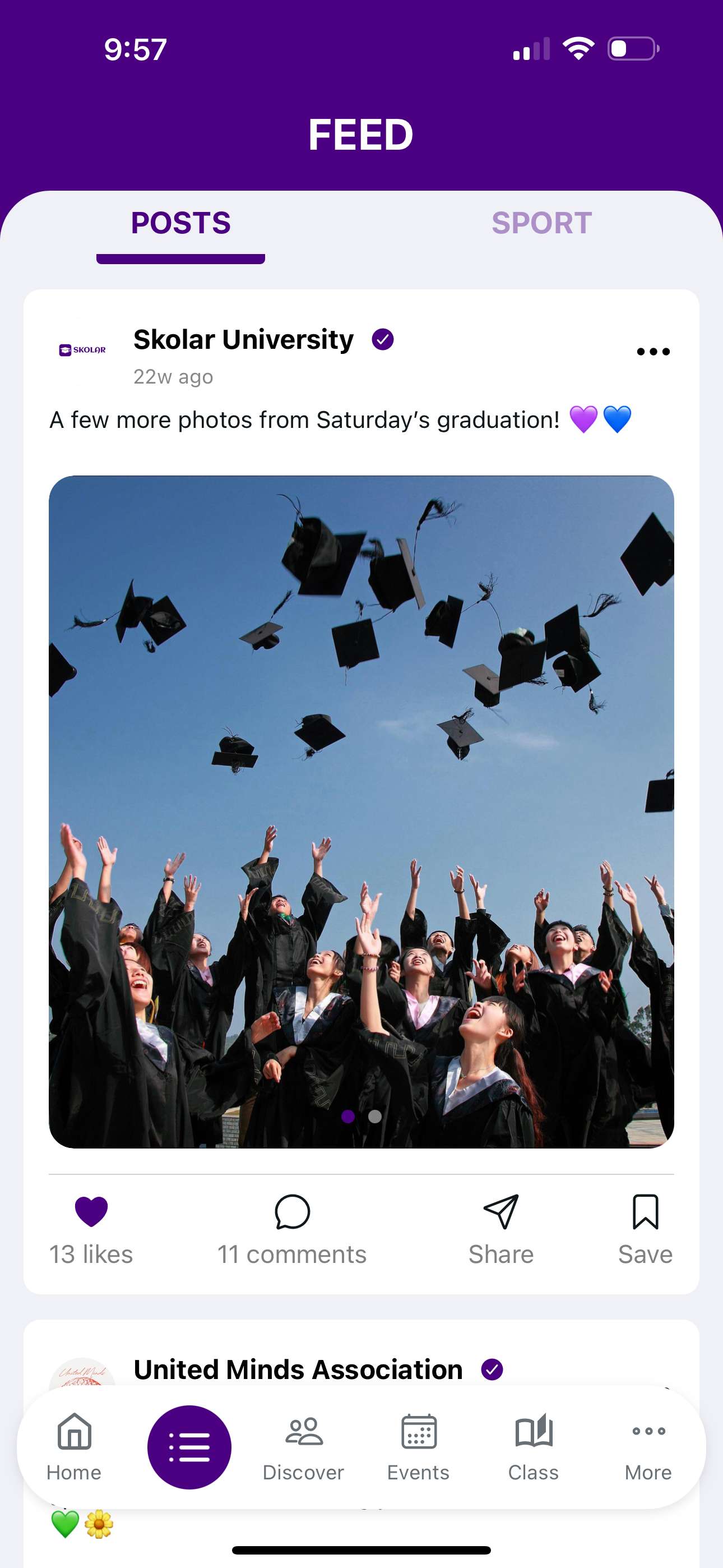 Campus Posts Feed