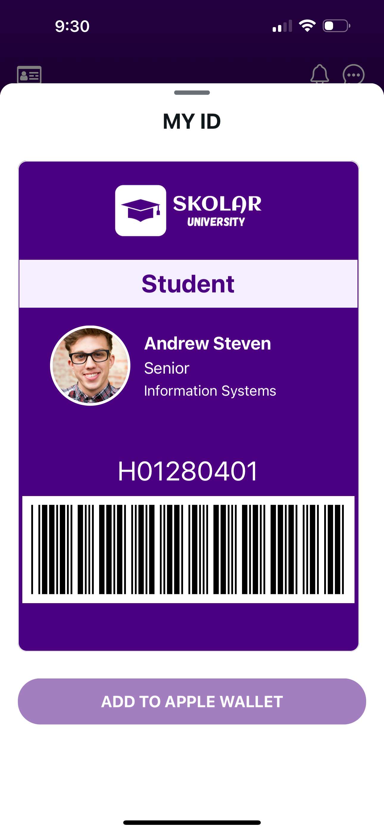Digital Student & Faculty ID