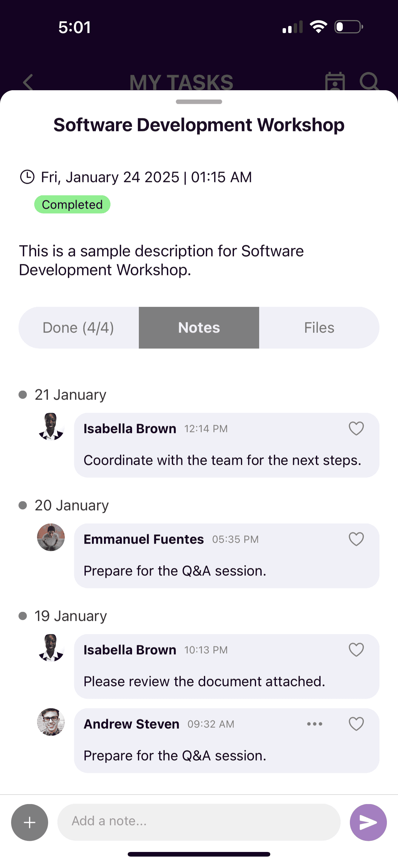 Shared Task Collaboration